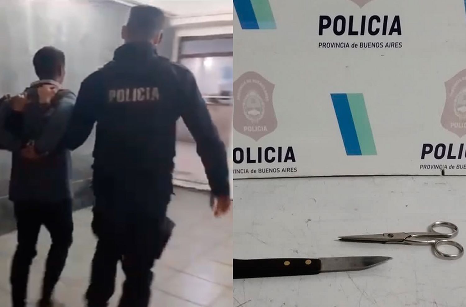 Trapito con antecedentes hirió a otro con un cuchillo