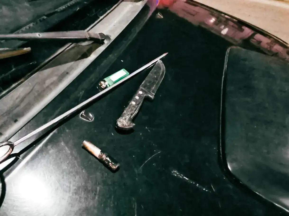 Intentó impedir un operativo contra cuidacoches y fue detenido con un arma blanca