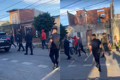 Video: hinchas sabaleros insultaron a los dirigentes de Colón