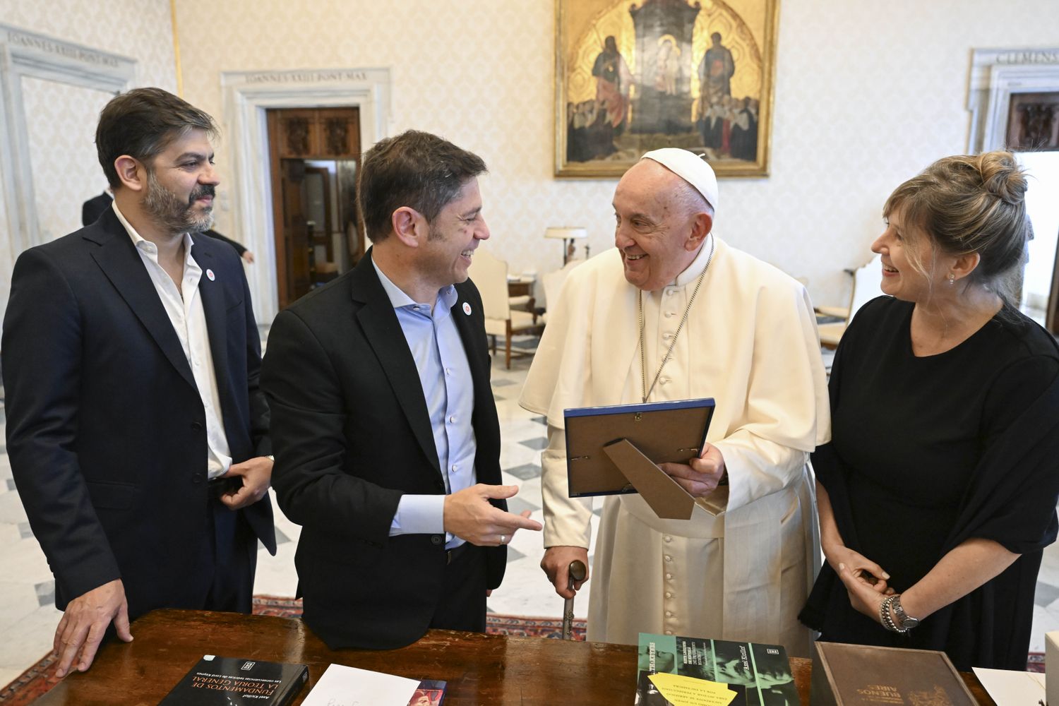 Kicillof, tras su reunión con Francisco: "El pensamiento del Papa está en las antípodas de lo que está ocurriendo"