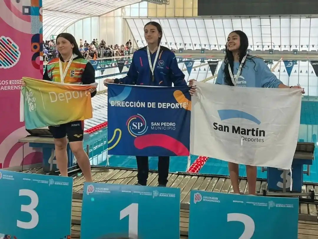 Valentina Boari le dio un nuevo oro a San Pedro en natación.
