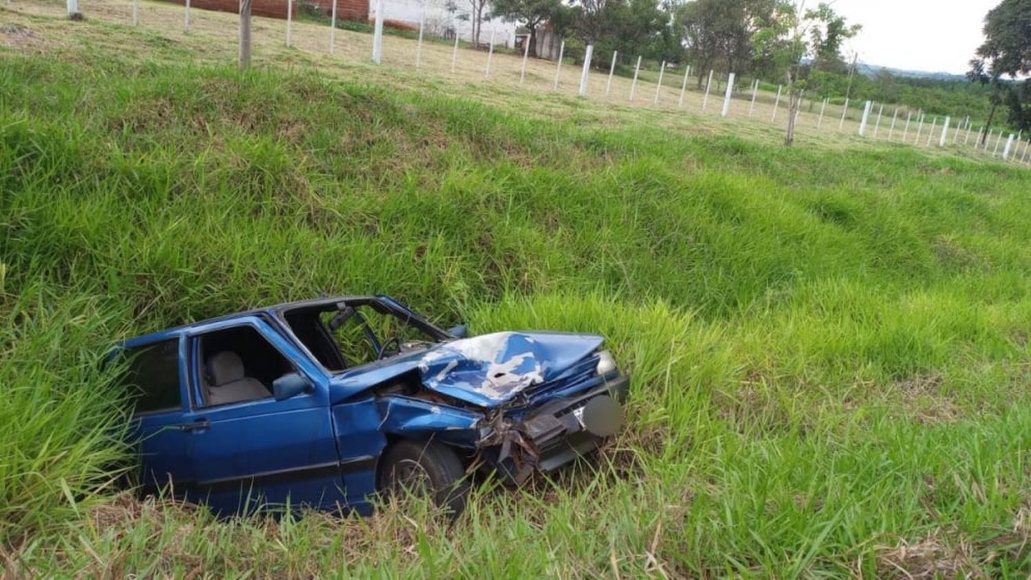 Campo Ramón: una colisión dejó a dos personas heridas