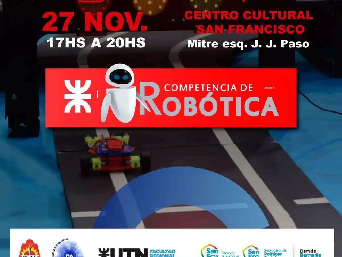 La Competencia de Robótica se realizará en el Centro Cultural