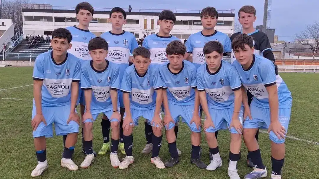 La sub 13 tandilense avanzó goleando. (Fotos de la Liga Tandilense de Fútbol).