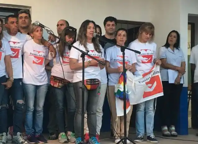 Patricia Lugaro en la inauguración de la Escuela de Lote 58, en Chaco. Foto: Gentileza.