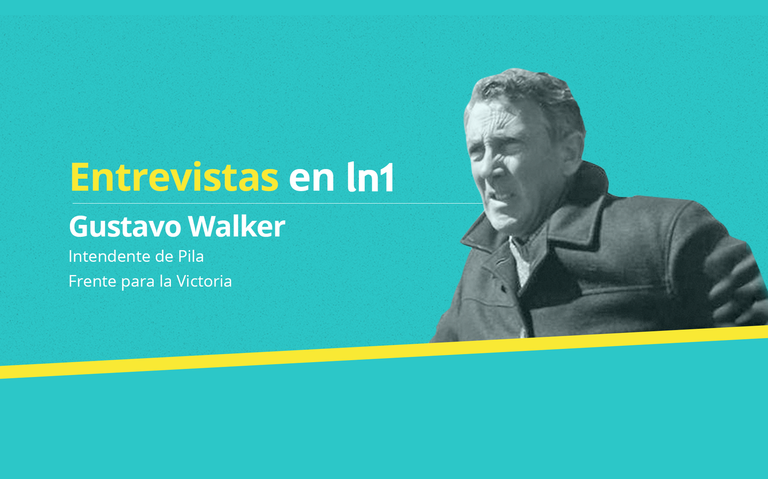 Intendente de Pila: "Al país lo veo como un gran barco que no tiene un capitán que lo lleve a un puerto"