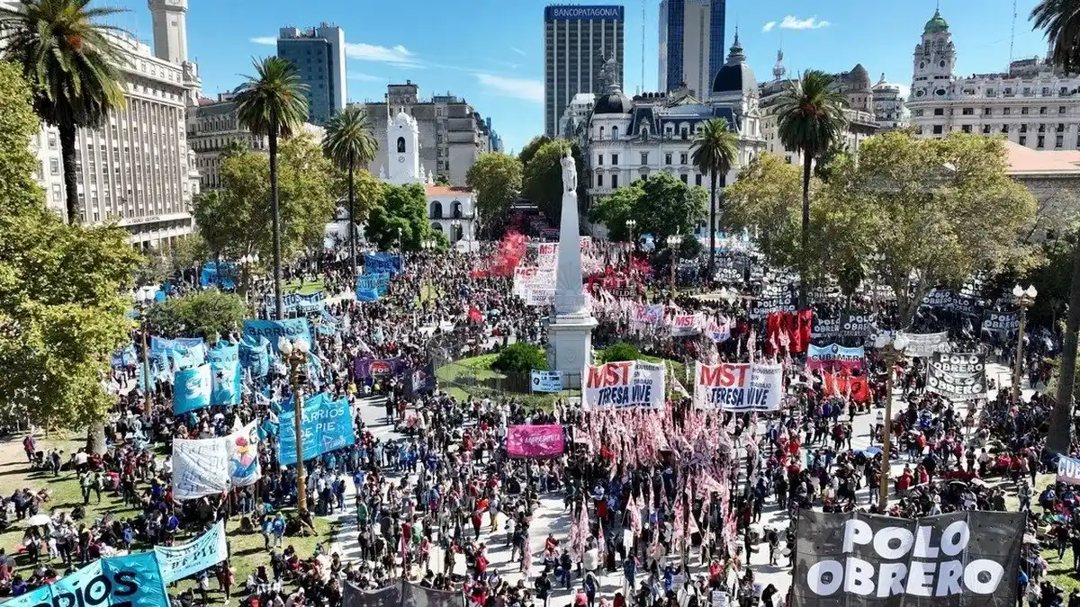 Comienza la “Marcha Federal piquetera”: organizaciones sociales protestarán durante tres días