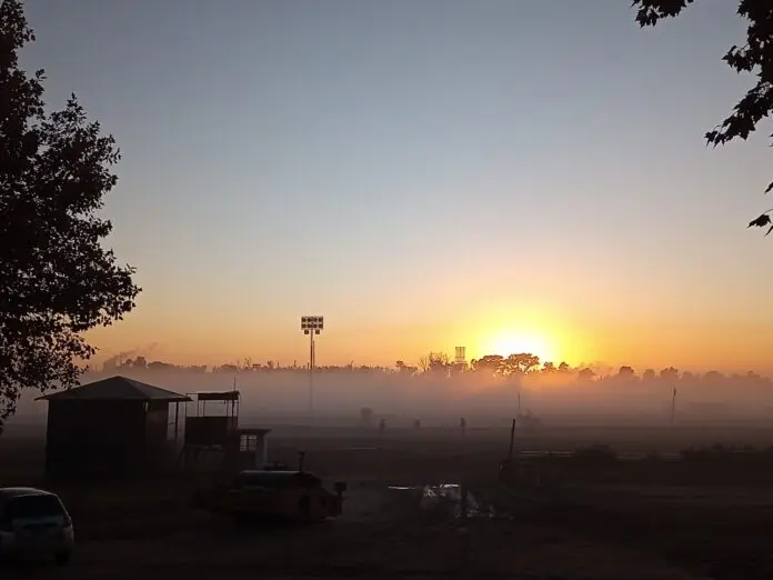 Ante la presencia de bancos de niebla se recomienda prudencia extrema en la circulación vehicular.