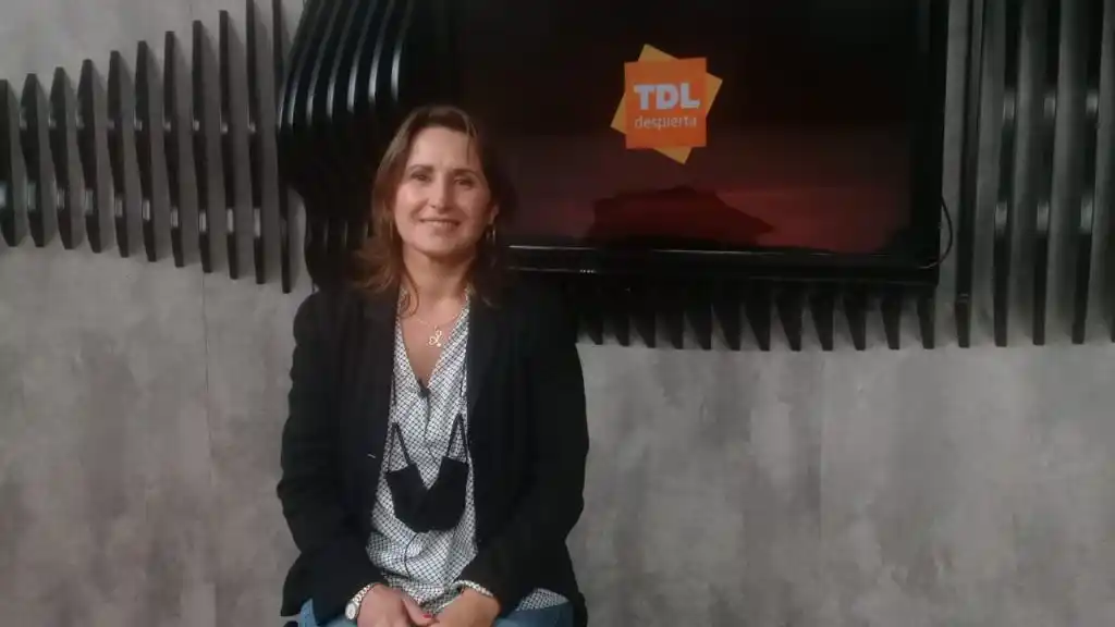 Florencia Bruggesser en el desayuno de Tandil Despierta