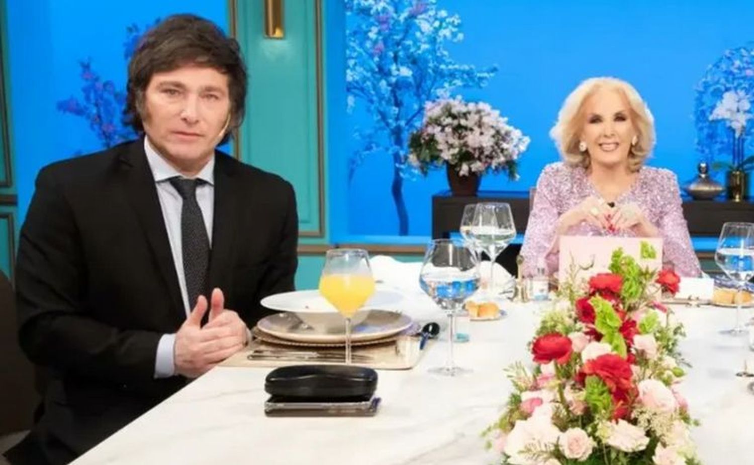 Milei con Mirtha
