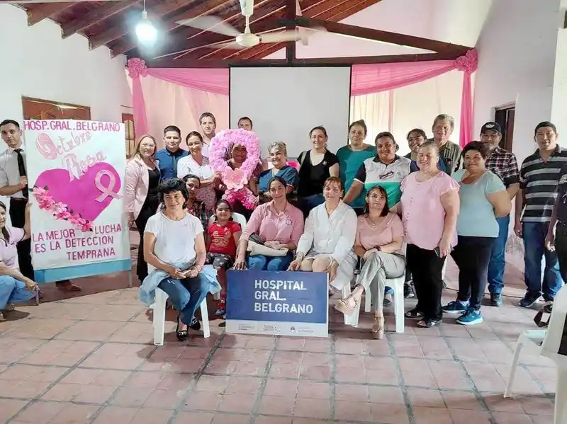Lucha contra el cáncer de mamas: 
diversas actividades en hospitales del interior