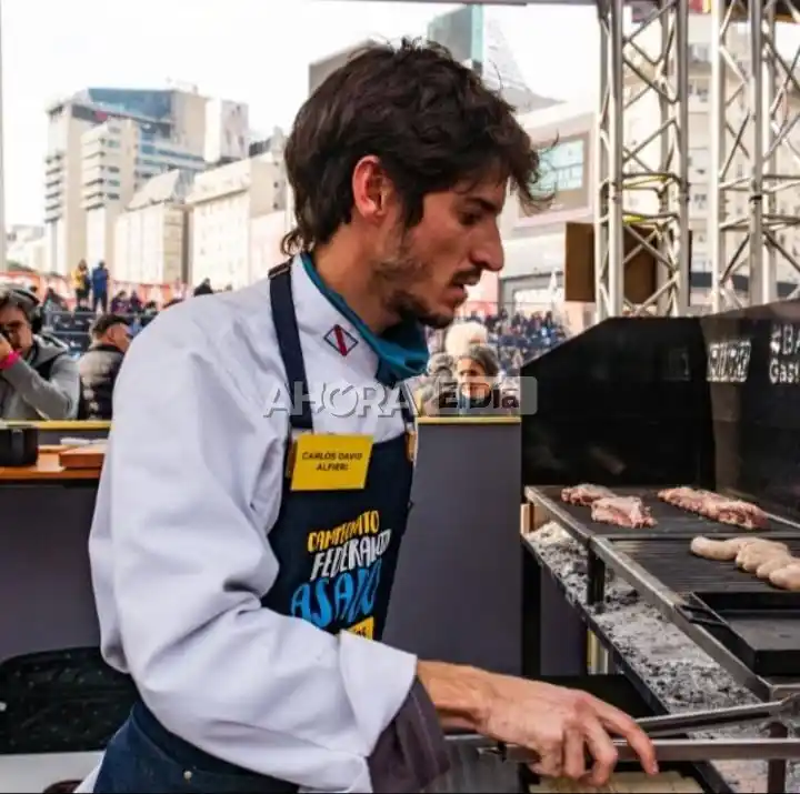 El gualeguaychuense subcampeón del asado viajará a una competencia en Chile en representación del país