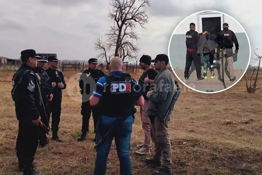 Increpó a la policía en pleno allanamiento y tenía pedido de captura por doble homicidio calificado