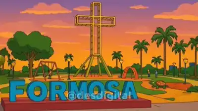 Mundo amarillo: así sería la intro de Los Simpson si vivieran en Formosa