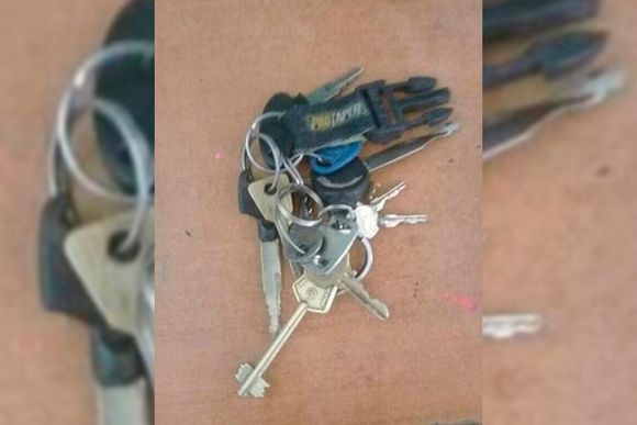 Manojo de llaves encontrado