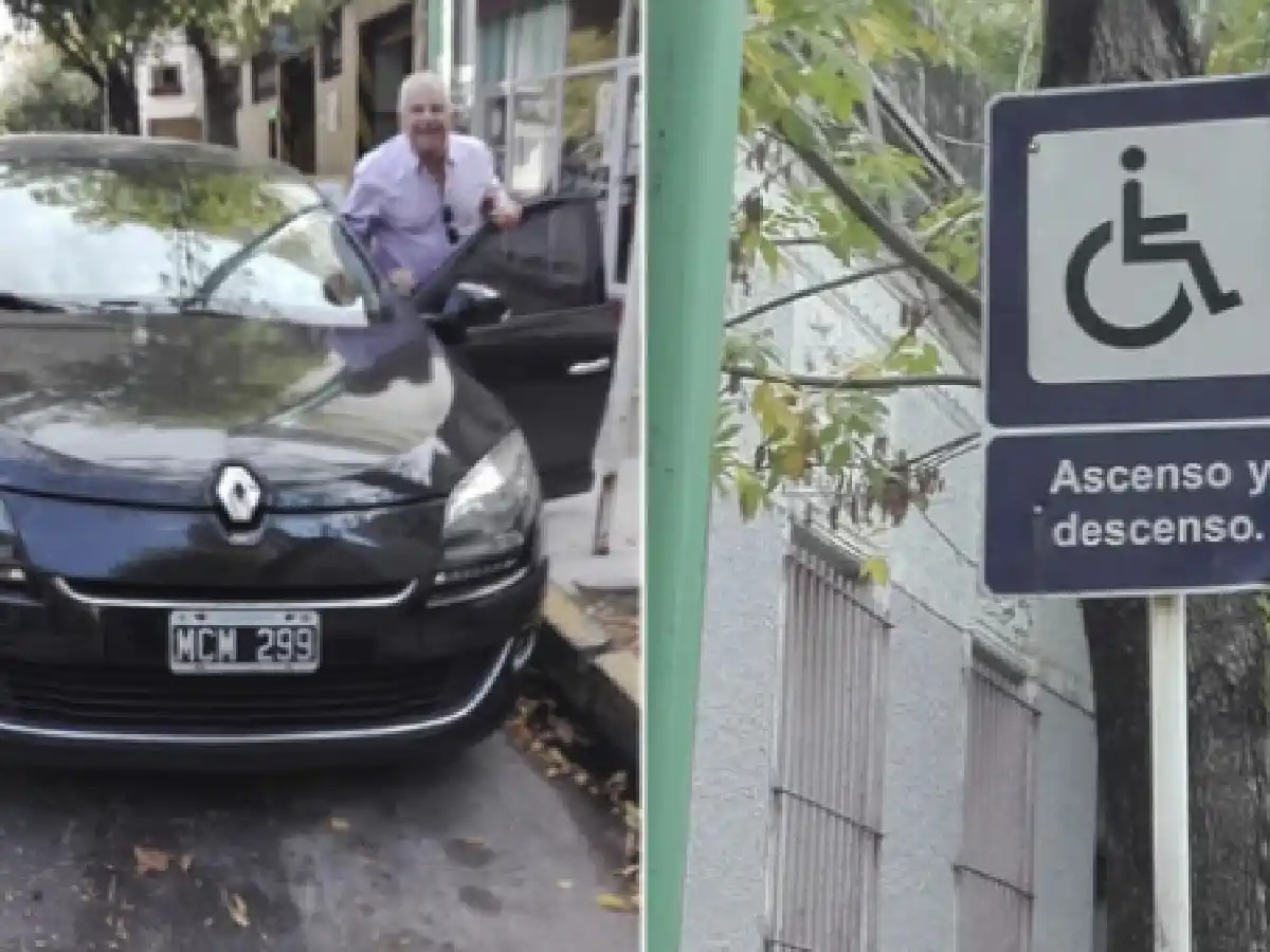 Estacionó en un lugar para discapacitados y le respondió: "Si querés vivir en un país justo, andate a Suiza"