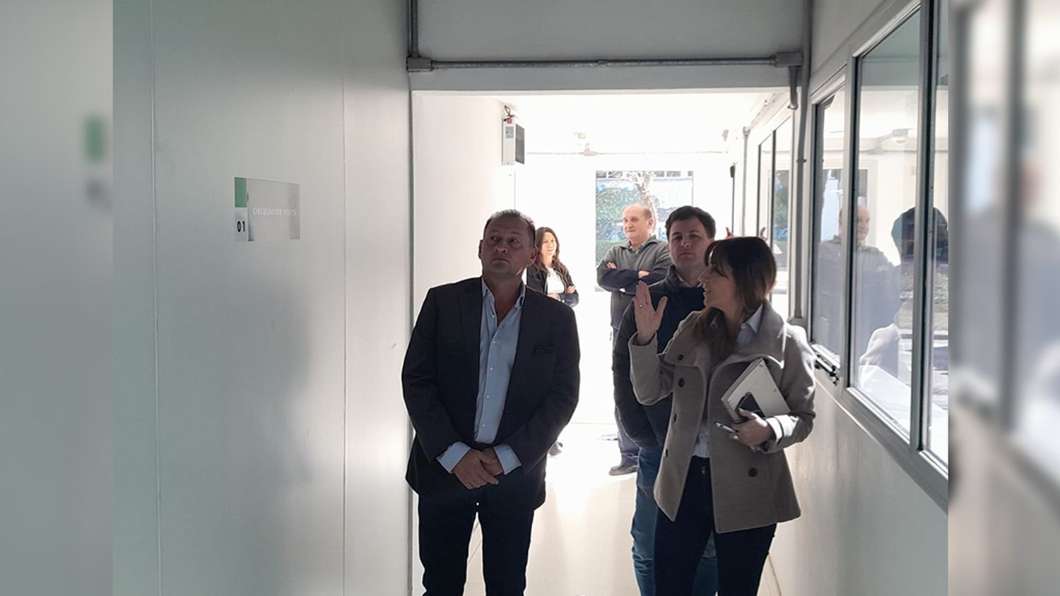 Giacomino y Cuffia visitaron las instalaciones del laboratorio que pertenece a la UNC