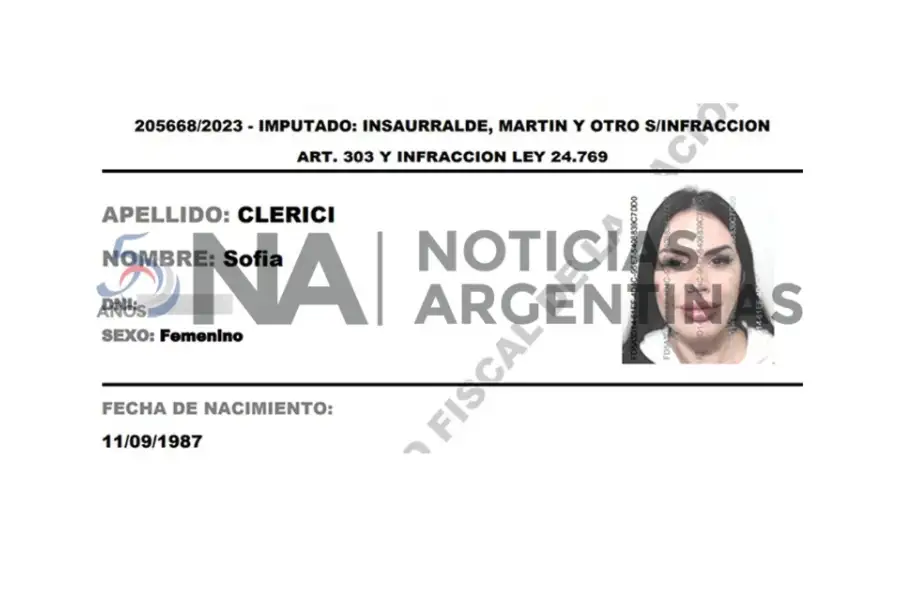 Clerici e Insaurralde imputados por lavado de dinero