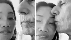 Guillermo Vilas reapareció en las redes sociales junto a su pareja