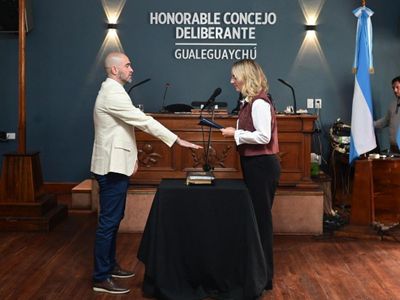 Raymundo Legaria asumió como concejal de Juntos por Entre Ríos