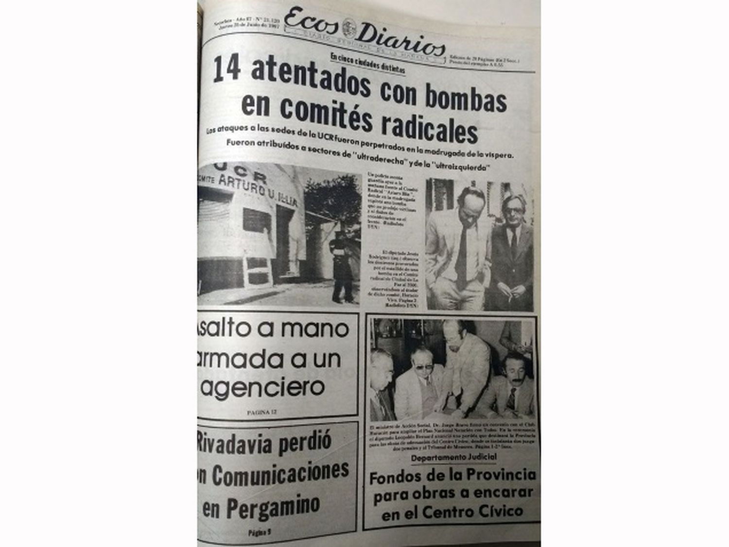 Jueves 25 de junio de 1987