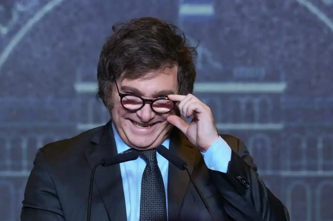 Sonríe. El presidente Javier Milei cree que su plan es el éxito que esperaban