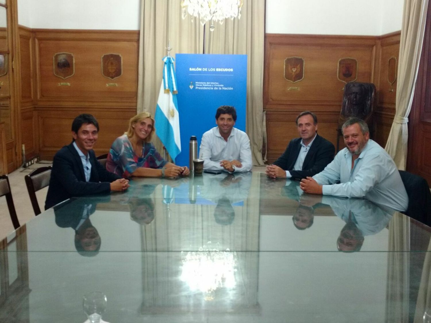 Trabajan en la ejecución de obras de Nación en la ciudad