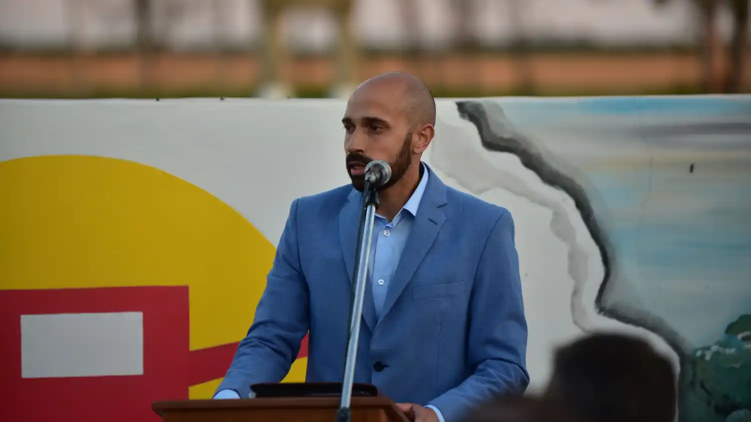 El presidente comunal de Colonia Iturraspe, Fernando Salvagno.