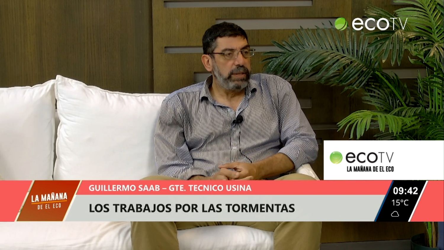 Los trabajos durante las tormentas