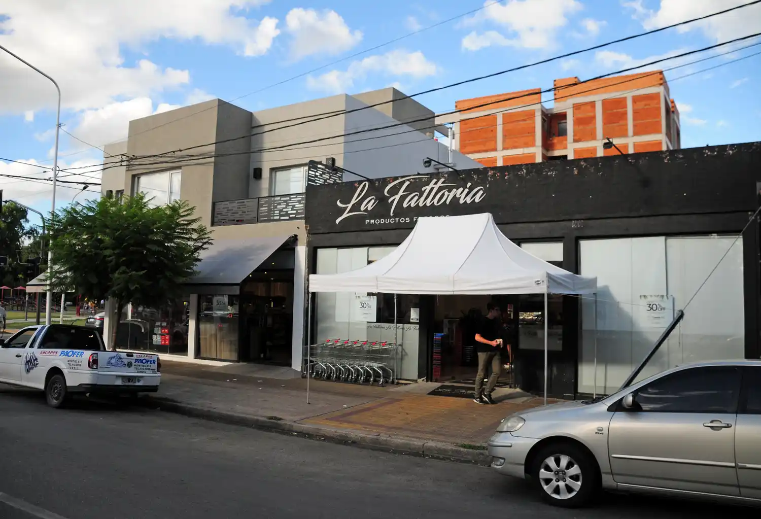 La Fattoria, uno de lo comercios que fue victima de una pareja de "mecheros".