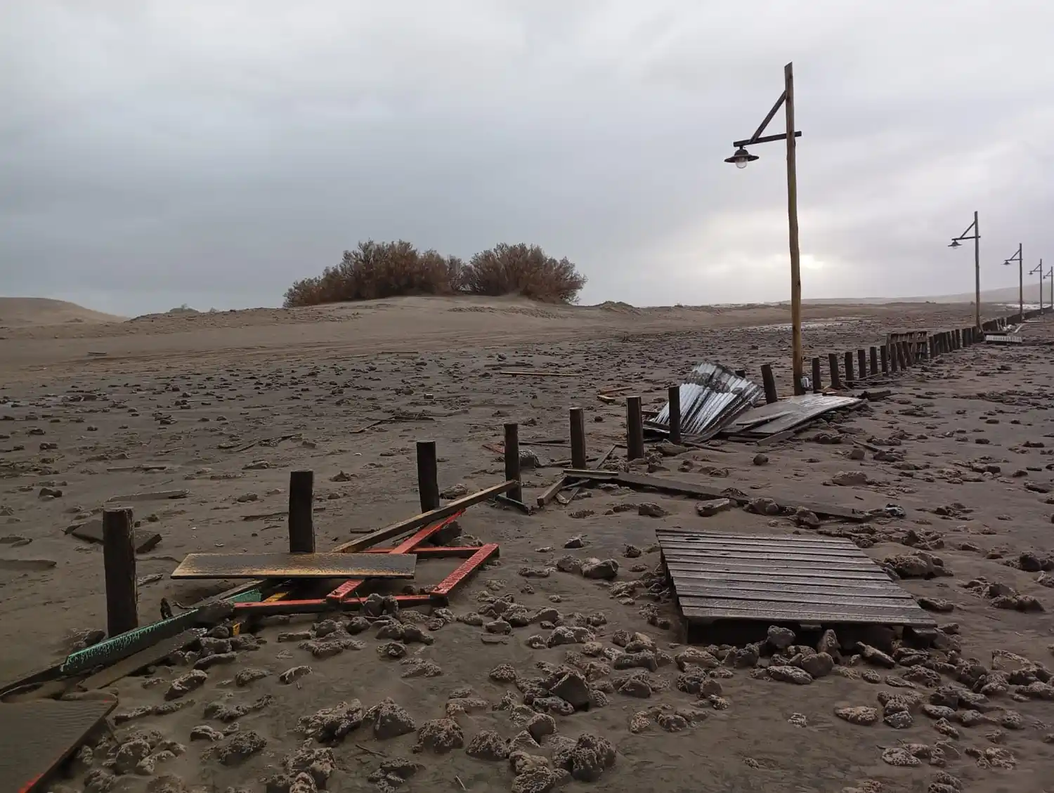 En Orense, “la costanera quedó irreconocible”