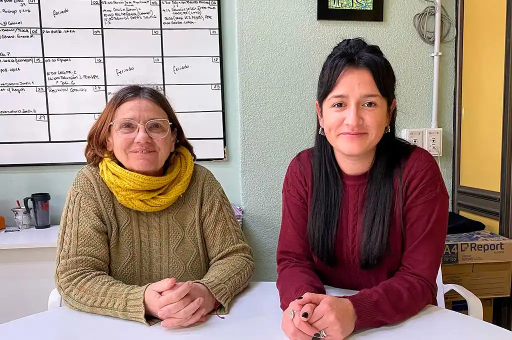 Miriam Beltramo - responsable del Departamento de Discapacidad de la Municipalidad / Dana Gómez, psicóloga del área de discapacidad y Psicóloga de la Junta Evaluadora de Discapacidad