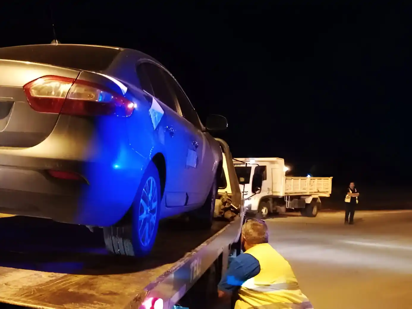 El Renaul Fluence, propiedad de la hija de Rivas, fue secuestrado el sábado a la noche.