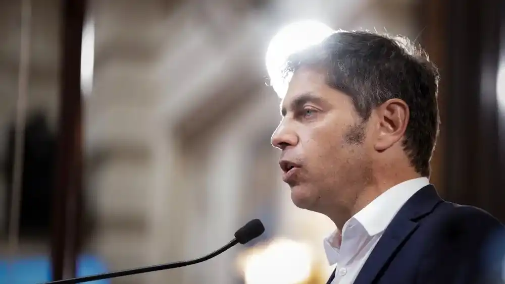 El gobernador Axel Kicillof.