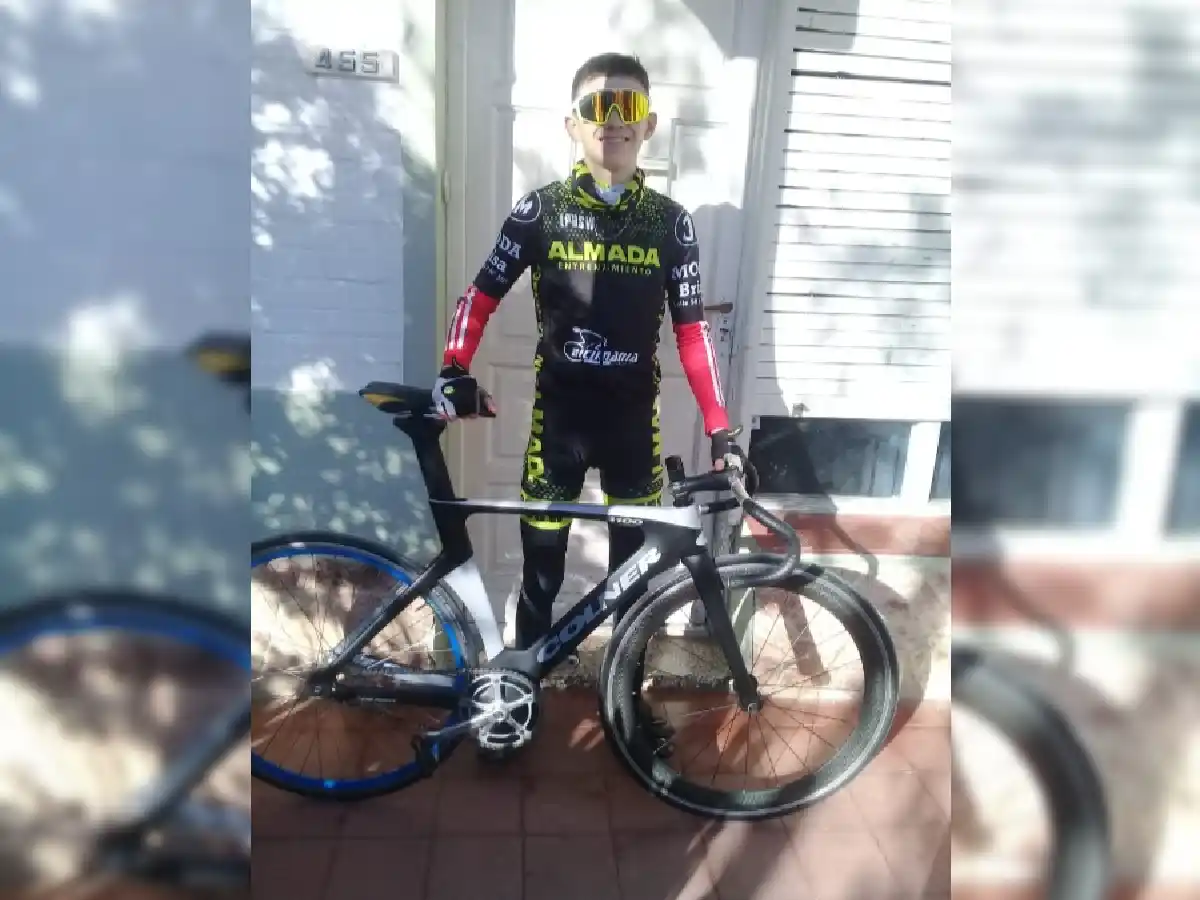 La angustia de Máximo: le robaron la bici que su familia le compró para que pudiera competir