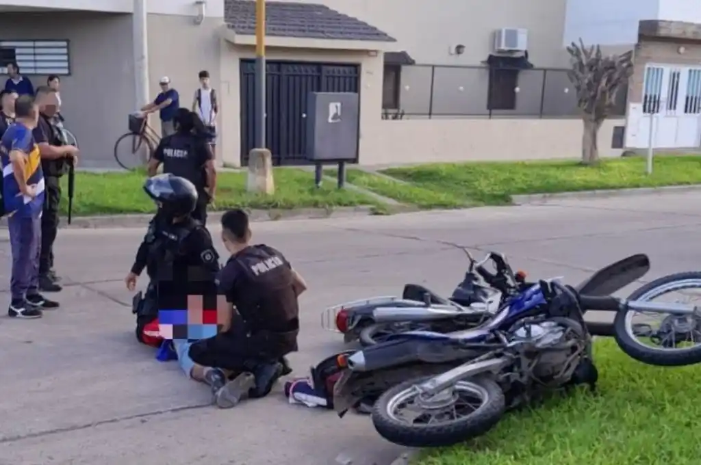 Motochorro detenido