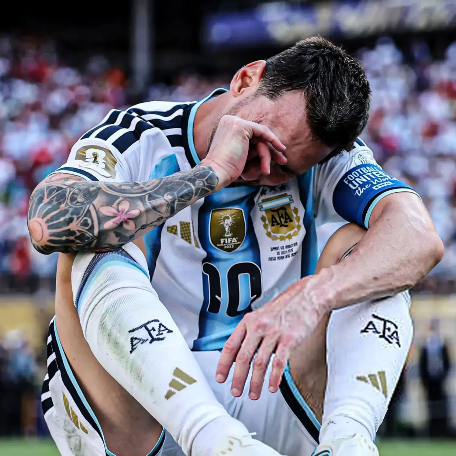 Messi: “Me retiro de la Selección”