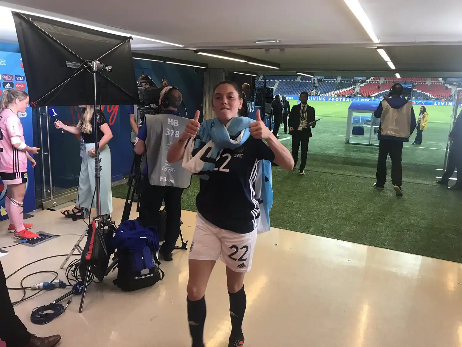 Francia 2019: Menéndez anotó para el histórico empate de Argentina ante Escocia
