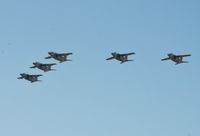 Se reinauguró la pista de aterrizaje de la VI Brigada Aérea con un vuelo bautismo del nuevo Pampa III