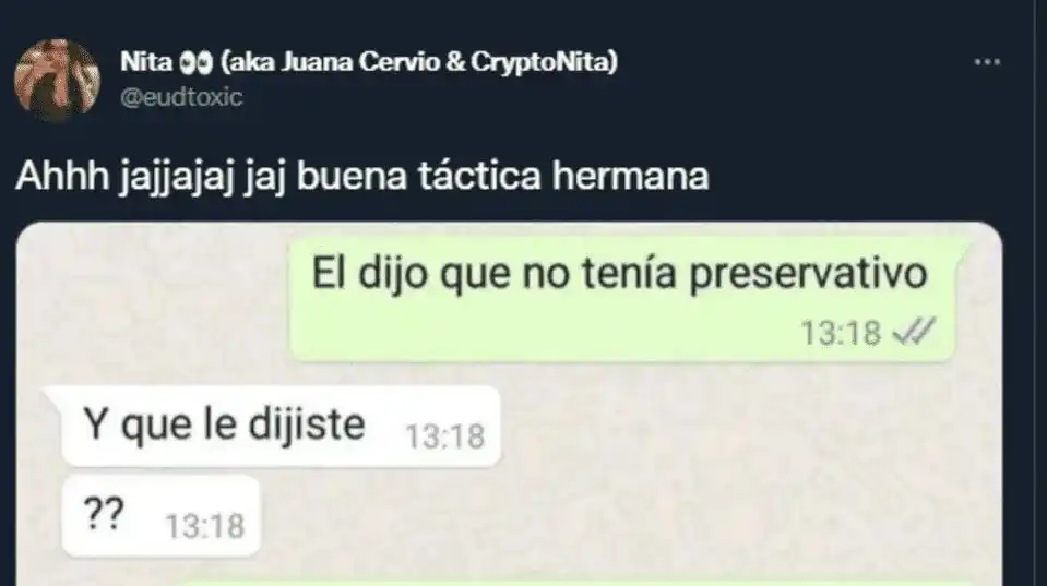 El ingenioso truco de una chica para que el joven con quien estaba usara preservativo