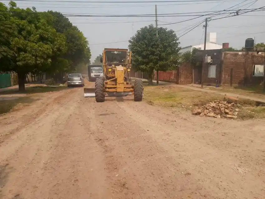 Trabajos de optimización de calles y de desagües