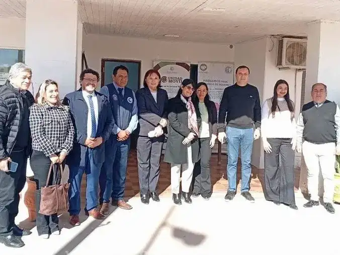 La Unidad Móvil del Poder Judicial acercó servicios de justicia a Laguna Yema