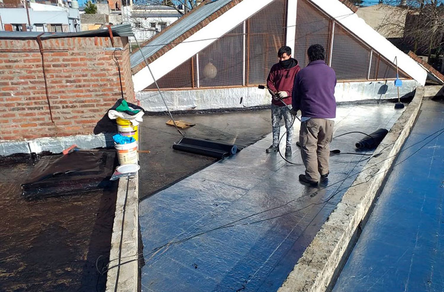 Tandil: avanzan las obras de refacción en el Jardín de Infantes 924