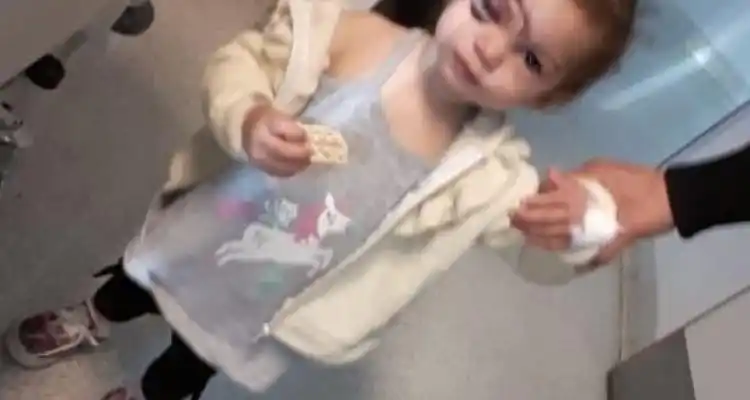 Dieron de alta a Bianca, la nena herida cuando explotó una garrafa