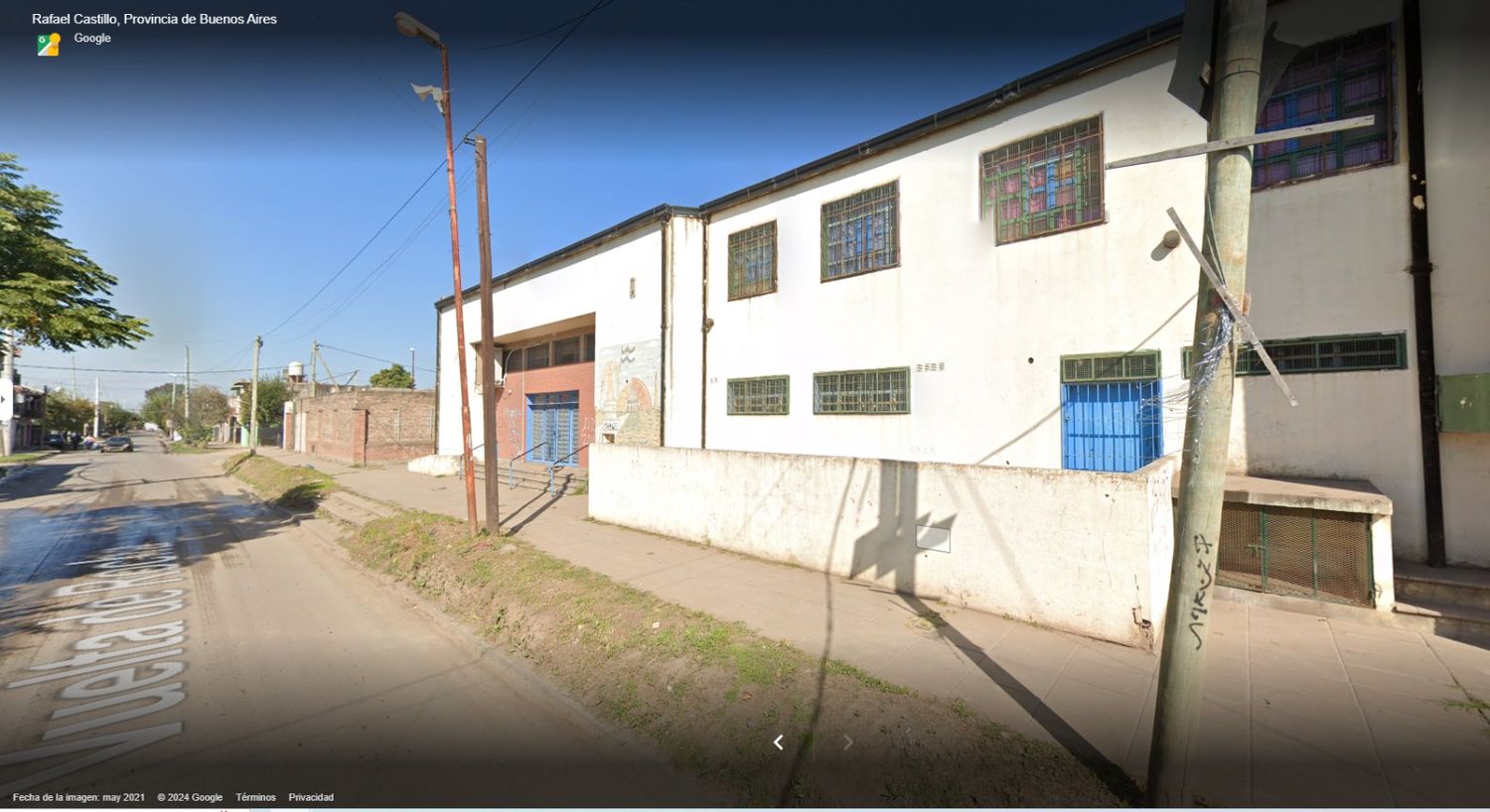 Escuela Primaria N° 201. Imagen de Google Maps.