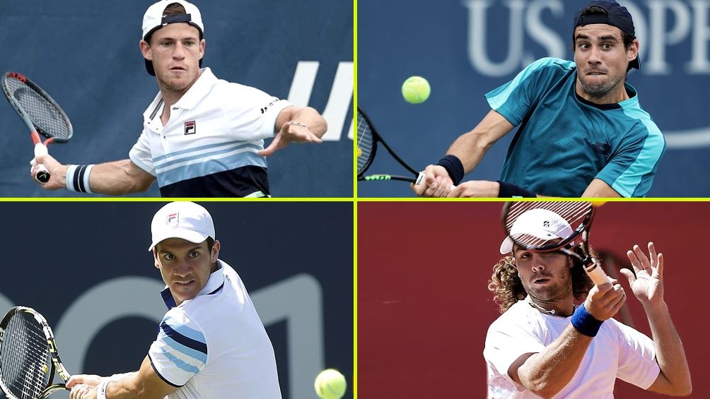 Cuatro argentinos estarán presentes en la apertura del US Open
