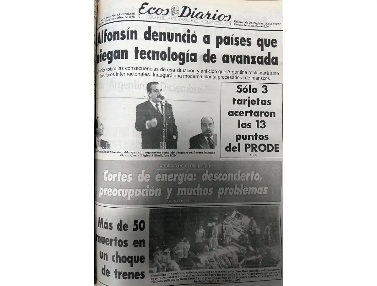Martes 13 de diciembre de 1988