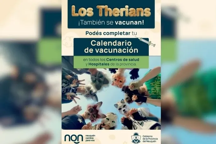 El posteo del Ministerio de Salud de Neuquén vinculado con los therians.