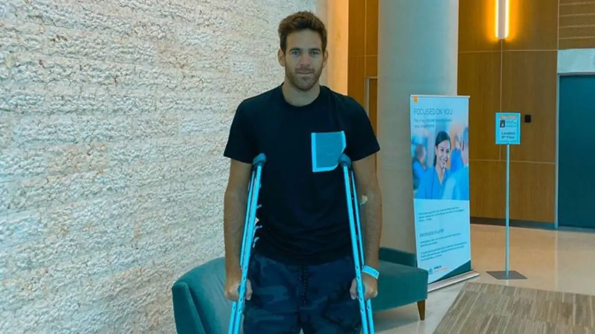 Delpo continúa la rehabilitación