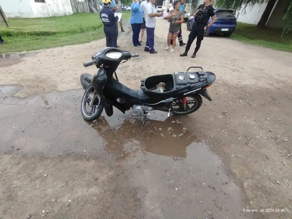 Accidente moto